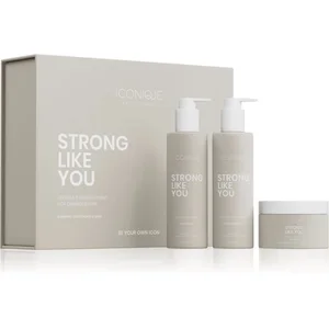 Comparateur de prix : ICONIQUE Professional STRONG LIKE YOU Repair & Strengthening Set ensemble pour cheveux abîmés