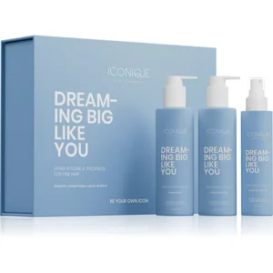 Comparateur de prix : ICONIQUE Professional DREAMING BIG LIKE YOU Volume & Thickness Set ensemble pour donner du volume