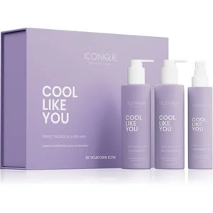 Comparateur de prix : ICONIQUE Professional COOL LIKE YOU Perfect Blonde & Silver Violet Set ensemble anti-jaunissement
