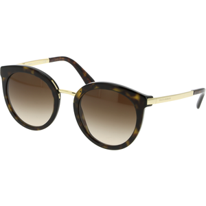 Comparateur de prix : Dolce & Gabbana Lunette De Soleil Ronde Dolce & Gabbana Havana - M