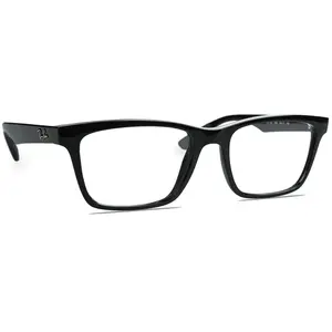 Ray-Ban Glasses Frames 7025 2000 Shiny Black Men 53mm pas cher