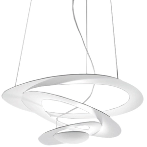 Comparateur de prix : ARTEMIDE lampe à suspension PIRCE MINI (blanc, Halo/Led - Aluminium)