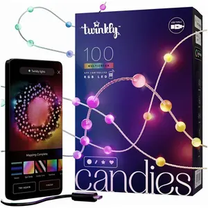 Comparateur de prix : Guirlande lumineuse - TWINKLY - Pearl - 100 LEDS - Multicolore - 6 m