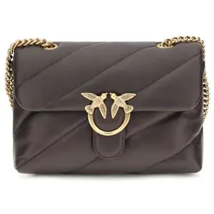 PINKO sac porté épaule en cuir de veau marron 100038A0F2_M12Q pas cher