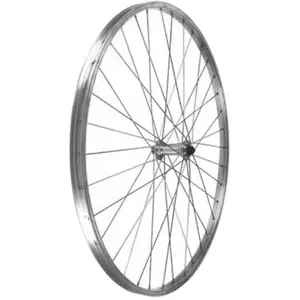 Bonin Roues Avant 28' en Aluminium Argent avec Roulements pour V-brake - Idéal pour Vélo de Course