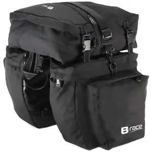 Set de Sacs de Tourisme B-RACE 37L en Polyester 600D Noir, Résistant à l'EauVendu parbikeinn