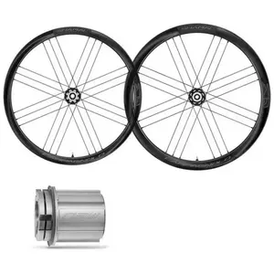 Paire de Roues Shamal Carbon C21 Tubeless Ready 2-Way Fit Disc Campagnolo N3WVendu parbikeinn