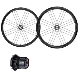 Campagnolo Paire de roues Shamal Carbon C21 Tubeless Ready 2-Way Fit Disc Sram XDRVendu parbikeinn