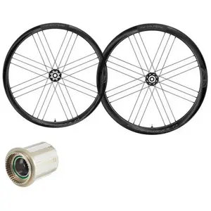  Campagnolo Paire de Roues Shamal Carbon C21 Tubeless Ready 2-Way Fit Disc AFSVendu paramazon