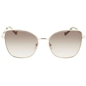 Lunettes de Soleil Liu Jo LJ141S 55/17/140 GOLDEN AMBER/GREY SHADED métal femme LJ141S pas cher