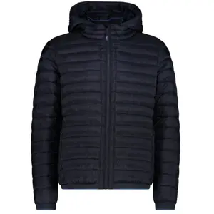CMP - Veste en nylon pour homme avec capuche fixe, Black Blue, 48 pas cher