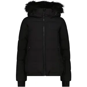 Veste à capuche CMP Après Ski Padded noir femme - L pas cher
