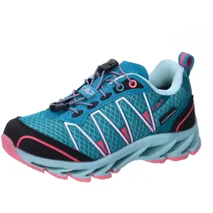 CMP Mixte Enfant Kids Altak Trail Shoes WP 2.0 Chaussure de randonnée, Bleu Sarcelle Brillant, 28 EU pas cher