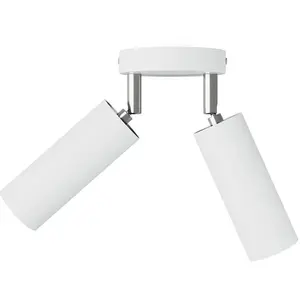 Creative Cables Lampe à 2 Ampoules Avec Abat-jour Tub-e14 Et Rosace Ronde-avec BulbVendu paramazon
