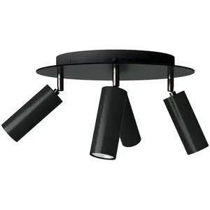 Creative Cables Lampe à 4 Ampoules Avec Culot E14 Et Abat-jour Rond Rose-one Xxl Avec BulbVendu paramazon