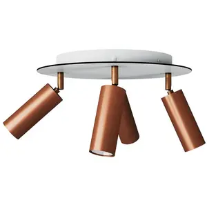 Creative Cables Lampe à 4 Ampoules Avec Culot E14 Et Abat-jour Rond Rose-one Xxl Avec BulbVendu paramazon