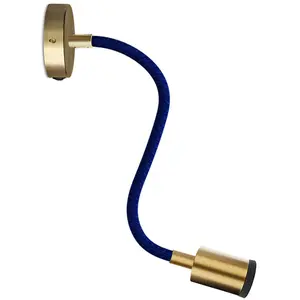 Creative Cables Lampe Flex 30 Fermaluce Avec Mini Rosace Avec Interrupteur Et Mini Spot Gu10 Avec BulbVendu paramazon