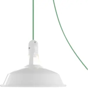 Creative Cables SNAKE-Lampe portative extérieur Ø38cm Blanc