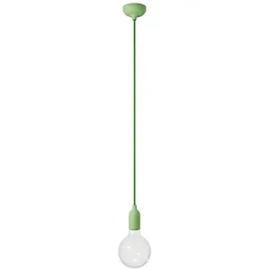 Creative Cables Suspension Colorée Avec Câble Textile Avec Bulb SiliconeVendu paramazon