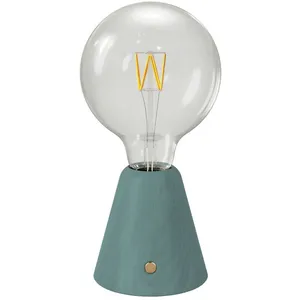 Lampe portative led rechargeable Cabless01 avec ampoule globo G125 Avec ampoule - Bleu canard - Avec ampouleVendu paramazon
