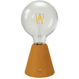 Lampe portative led rechargeable Cabless01 avec ampoule globo G125 Avec ampoule - Safran pas cher