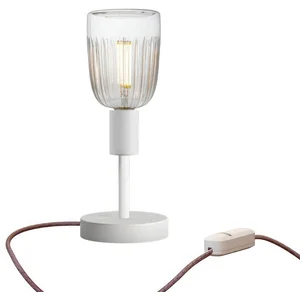 Creative Cables Lampe De Table En Métal Alzaluce Tiche Avec Prise à 2 Pôles-variateur pas cher