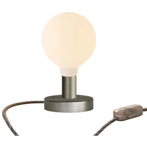 Creative Cables Lampe De Table Posaluce Globo En Métal Avec Prise Bipolaire-variateur pas cher