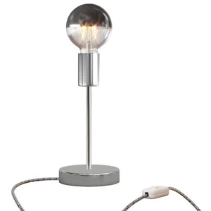 Creative Cables Lampe De Table En Métal Alzaluce Half Cup Avec Prise à 2 Pôles-interrupteur pas cher