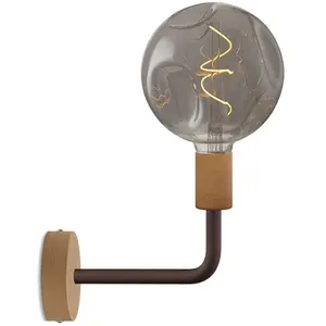 Creative Cables Lampe Fermaluce Elle En Bois Avec Ampoule BombéeVendu paramazon
