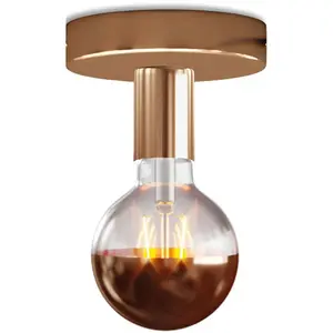 Creative Cables Lampe En Métal Fermaluce Avec Ampoule Globe pas cher