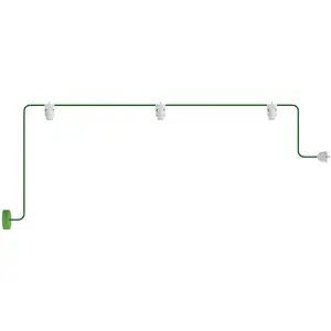 Creative Cables Guirlande Extérieure Eiva Ip65 Eiva Ip65 Avec 3 Lumières Et RosaceVendu paramazon
