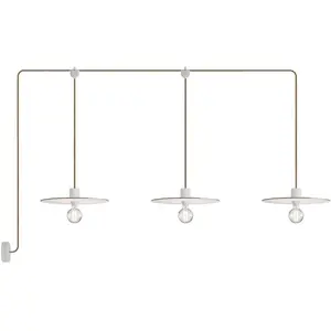 Creative Cables Lampe 3 Lumières Avec Rosace Et Abat-jour Sans Ampoule...Vendu paramazon