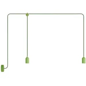 Creative Cables Lampe D´extérieur F-snake Eiva Ip65 à 2 Lumières Avec RosaceVendu paramazon