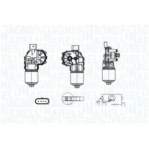 Moteur d'essuie-glace MAGNETI MARELLI 064380000010 pas cher