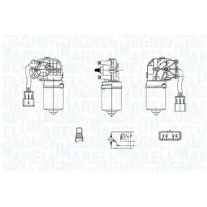 Comparateur de prix : MAGNETI MARELLI Moteur d'essuie-glace pour CITROËN: C5 (Ref: 064375900...