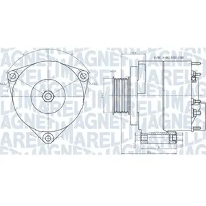 Alternateur MAGNETI MARELLI 063731593010 pas cher