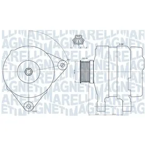 Alternateur MAGNETI MARELLI 063731834010