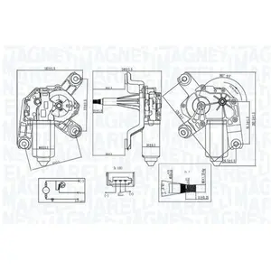 Moteur D'Essuie-Glace Magneti Marelli Tgl709lm pas cher