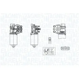 MAGNETI MARELLI 064376400010 Moteur d'Essuie-Glace avant pas cher