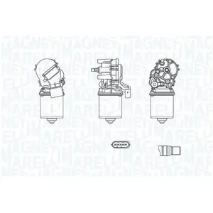 MAGNETI MARELLI 064372500010 Moteur d'Essuie-Glace avant pas cher