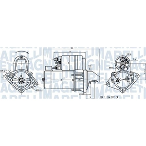 Comparateur de prix : Démarreur MAGNETI MARELLI 063720519010