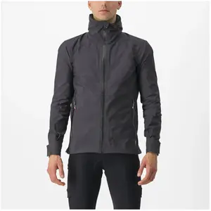 Comparateur de prix : Castelli - Trail GT Jacket - Veste imperméable homme Dark Gray - M