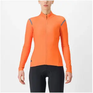 CASTELLI 4520559-857 TUTTO NANO RoS W J. Jacket Femme RED ORANGE Taille SVendu parhardloop