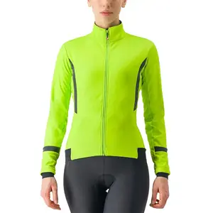 Veste Castelli Dinamica 2 GORE-TEX INFINIUM  lime électrique noir femme - S pas cher