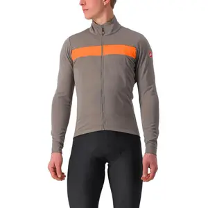 Veste Castelli Raddoppia 3 GORE-TEX INFINIUM gris nickel orange - XL pas cher