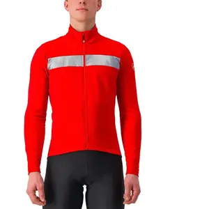 Comparateur de prix : Veste Castelli Raddoppia 3 GORE-TEX INFINIUM  rouge brillant argent - M