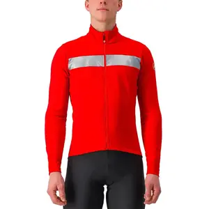 Veste Castelli Raddoppia 3 GORE-TEX INFINIUM rouge brillant argent - XXL pas cher