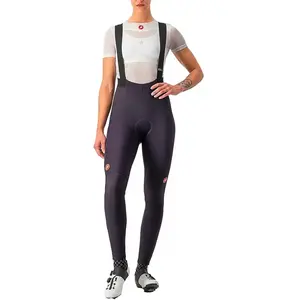 Cuissard long Castelli Sorpasso RoS Rosso Corsa gris foncé femme - L pas cher