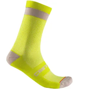 CASTELLI 4521553-776 ALPHA 18 SOCK Socks Homme SULPHUR Taille XXL pas cher