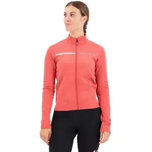 Maillot Castelli Sinergia 2 manche longue vieux rose blanc crème femme - M